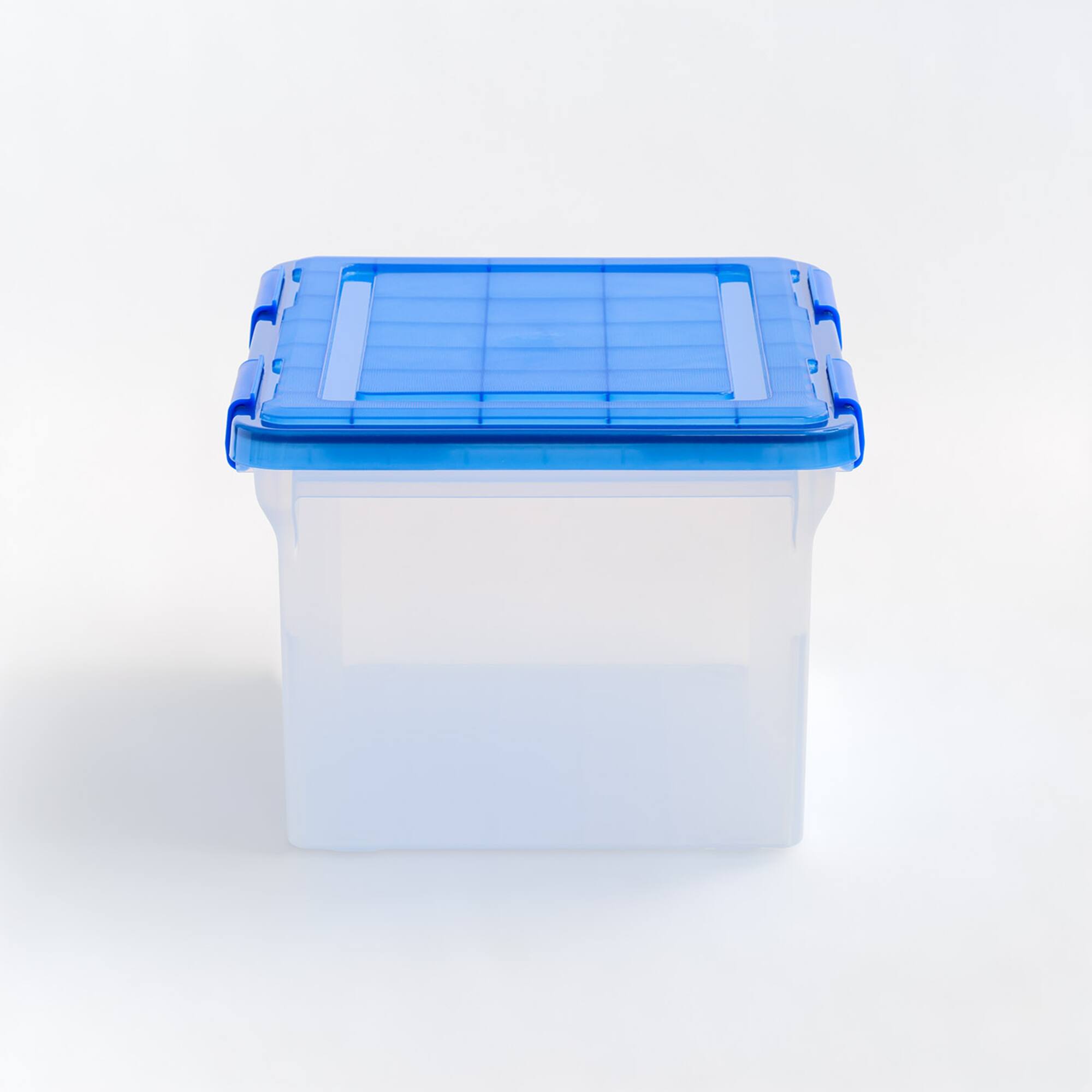 IRIS 32qt. Stackable Plastic Legal File Storage Box for Letter